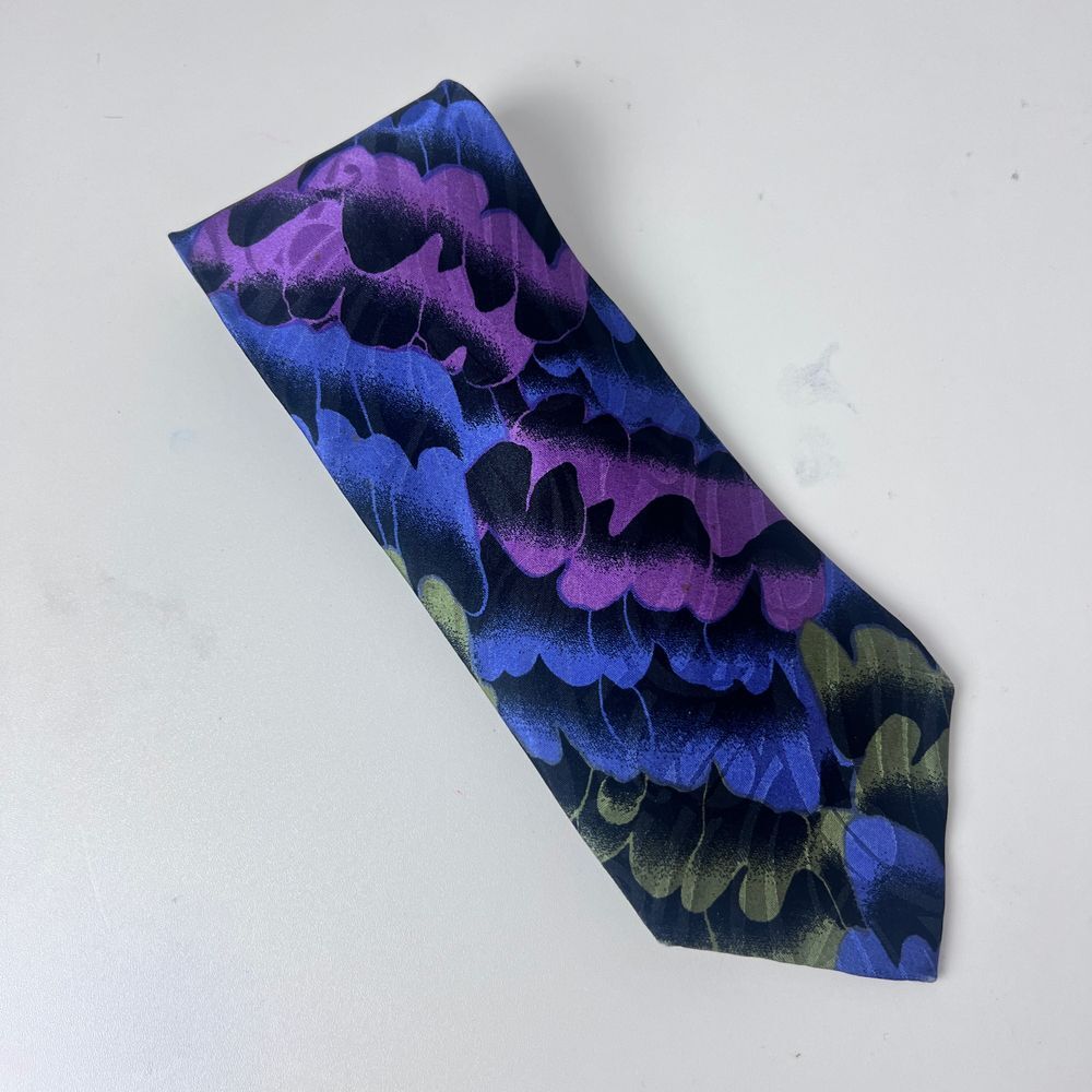 JHANE‎ BARNES Men's Silk Necktie Tie Floral Multicolor Japan 62x4